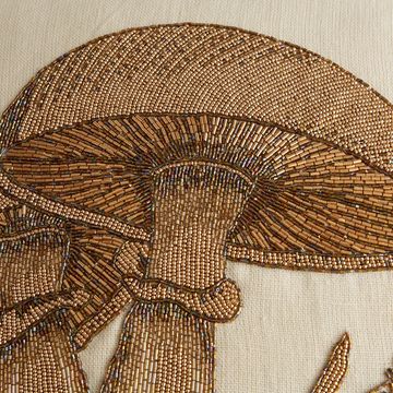 Large Mushrooms Beaded Pillow by Jonathan Adler - view 6