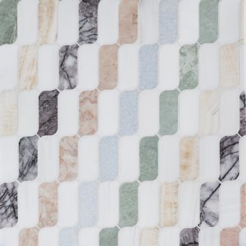 Michelle Gerson Slide Mosaic Honed Stone by Artistictile - view 3