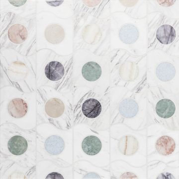 Michelle Gerson Spot On Mosaic Honed Stone by Artistictile - view 4