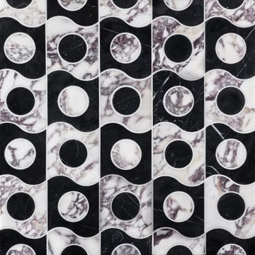 Michelle Gerson Spot On Mosaic Honed Stone by Artistictile - view 3