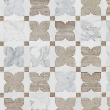 Isabella Waterjet Mosaic Custom by Artistictile - view 2