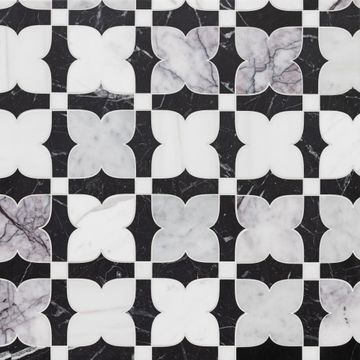 Isabella Waterjet Mosaic Custom by Artistictile - view 3