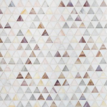 Trombone Triangles Mosaic Gloss Glass by Artistictile - view 2