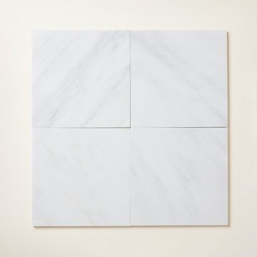 White Square Honed Marble - 15 x 15 cm by Bert & May - view 3