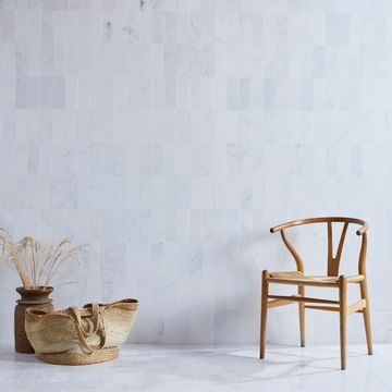 Pina Colada Herringbone Honed Marble by Bert & May - view 8