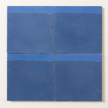 Brushstrokes Navy One Cement Tile by Bert & May - view 4