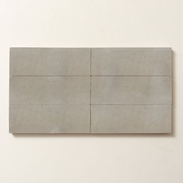 Sage Grey Herringbone Cement Tile by Bert & May - view 6