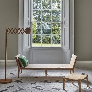 Sage Grey Herringbone Cement Tile by Bert & May - view 7