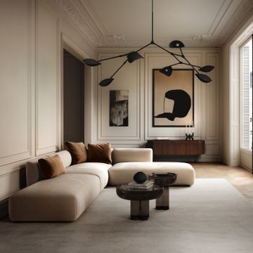 Stingray Chandelier, Grande - Burned Black (5m) by 101 copenhagen - view 2