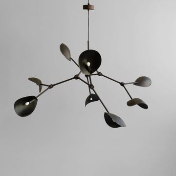 Stingray Chandelier, Grande - Burned Black (5m) by 101 copenhagen - view 4