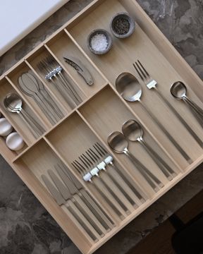 Kogei Dessert Fork - Brushed Steel by 101 copenhagen - view 4