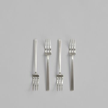 Kogei Dessert Fork - Brushed Steel by 101 copenhagen - view 7