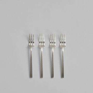 Kogei Dessert Fork - Brushed Steel by 101 copenhagen - view 6