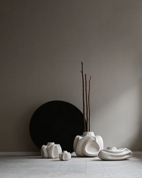 Wabi Vase, Fat - Birch by 101 copenhagen - view 5