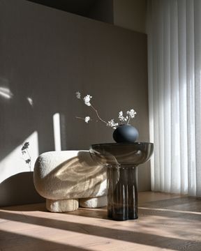 Sunao Vase Fat, Petit - Black by 101 copenhagen - view 3