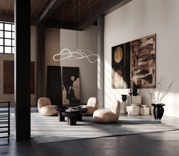Lotus Vase, Big - Coffee by 101 copenhagen - view 4