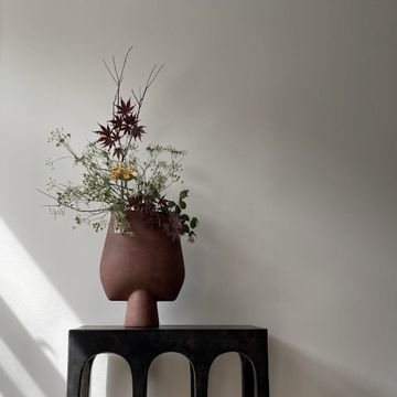 Sphere Vase Square, Big - Terracotta by 101 copenhagen - view 5