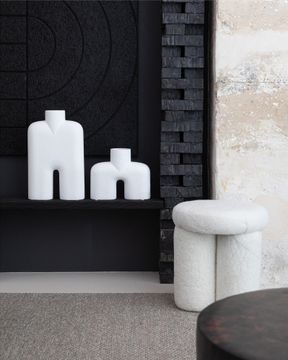 Cobra Vase Uno, Medio - Bubble White by 101 copenhagen - view 2