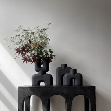 Cobra Vase Uno, Mini - Coffee by 101 copenhagen - view 4
