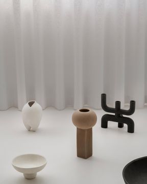 Sumo Vase, Slim Petit - Bone White by 101 copenhagen - view 7