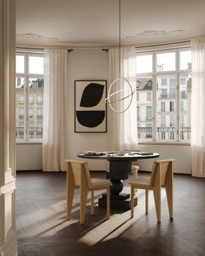 Brutus Slim Dining Chair - Natural Oak by 101 copenhagen - view 2
