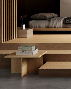 Brutus Coffee Table - Natural Oak by 101 copenhagen - view 4
