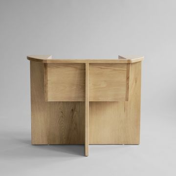 Brutus Lounge Chair - Natural Oak by 101 copenhagen - view 5