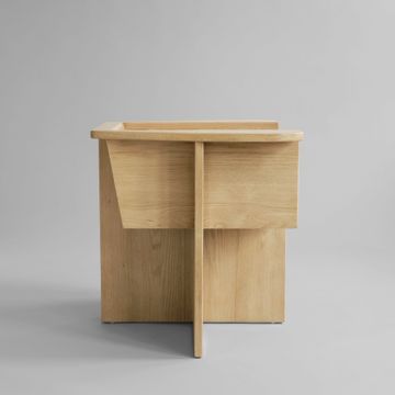 Brutus Lounge Chair - Natural Oak by 101 copenhagen - view 4