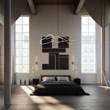 Ghost Chandelier, Big - Chrome (5m) by 101 copenhagen - view 4