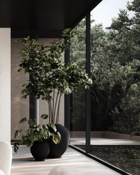 Sunao Vase, Hexa - Black by 101 copenhagen - view 4