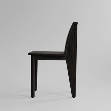 Brutus Slim Dining Chair - Coffee Black Oak by 101 copenhagen - view 4