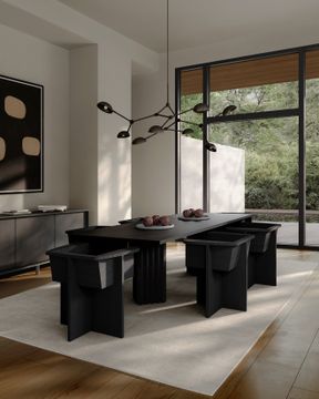 Brutus Dining Chair - Coffee Black Oak by 101 copenhagen - view 2