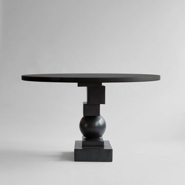Artist Dining Table, Ø120 - Coffee Black Oak by 101 copenhagen - view 7