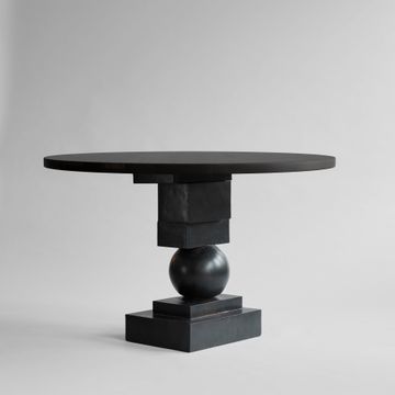 Artist Dining Table, Ø120 - Coffee Black Oak by 101 copenhagen - view 8