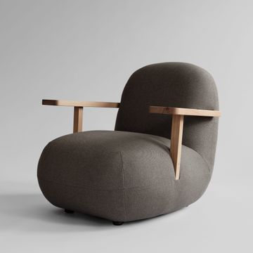 Toe Chair Armrest - Teak / Stone Gray by 101 copenhagen - view 6