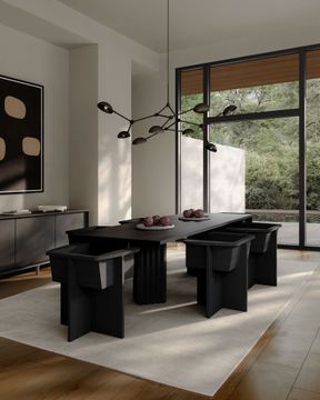 Arc Dining Table, L250 - Coffee Black Oak by 101 copenhagen - view 3