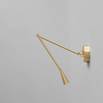 Snake Wall Lamp - Brass by 101 copenhagen - view 4