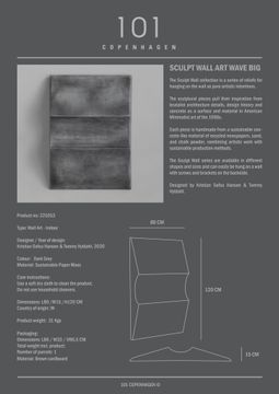 Sculpt Art, Wave, Big - Dark Grey by 101 copenhagen - view 6