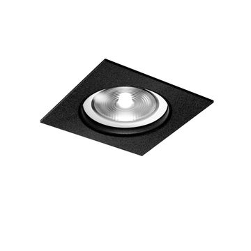 Faretto SQUARE - a filo - Nero by Amarcords - view 2