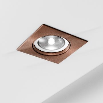 Faretto SQUARE - a filo - Corten by Amarcords