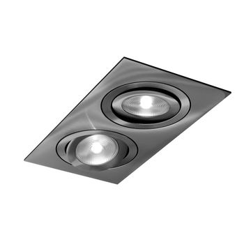 Faretto SQUARE x2 - basculante - Canna di fucile by Amarcords - view 2