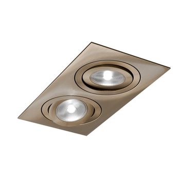 Faretto SQUARE x2 - basculante - Bronzo by Amarcords - view 2