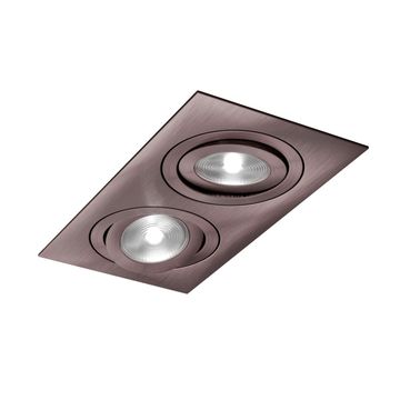 Faretto SQUARE x2 - basculante - Rame antico by Amarcords - view 2