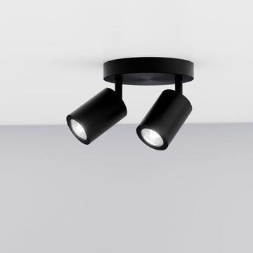 Plafoniera CICCIO 8x2 - Nero by Amarcords