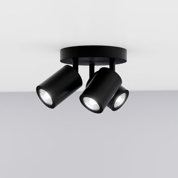 Plafoniera CICCIO 8x3 - Nero by Amarcords