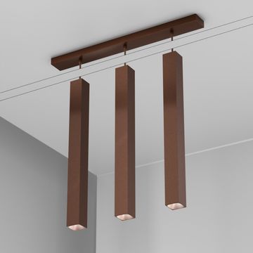 Organo QUBINO 55x3 - plafone - Corten by Amarcords