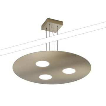 Sospensione POIS x3 - Ottone by Amarcords - view 2
