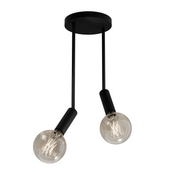 Sospensione CRICCO T13x2 - plafone - Nero by Amarcords - view 2