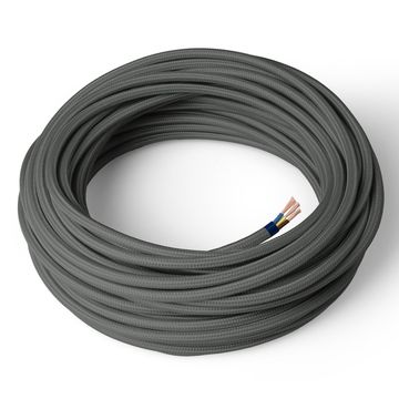 Seta GRIGIO - Tondo - 3x0,75mm by Amarcords - view 2