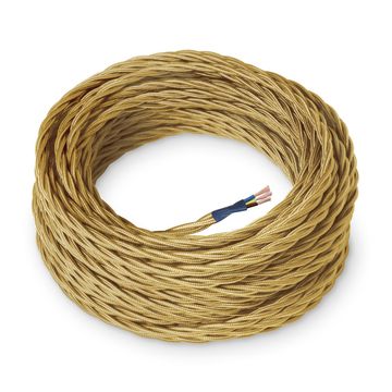 Seta ORO - Trecciato - 3x0,75mm by Amarcords - view 2